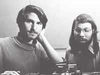 Стивен Джобс и Стивен Возняк в 1976 году